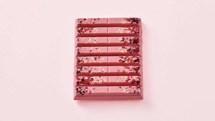 natural cocoa pink chcocolate